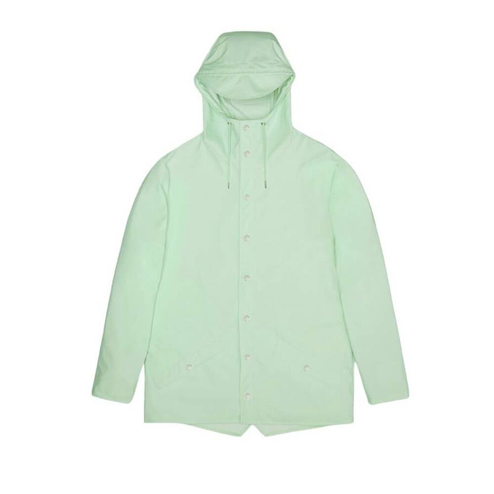 NWT! Rains Unisex Waterproof Jacket in Mineral - Size XL - Picture 4 of 11